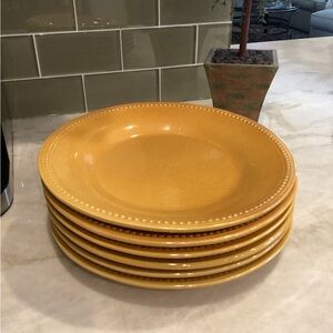 Pier One~Spice Route Ginger dinner plates ~ Set of 6